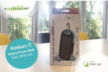 Wygraj Solarny Power bank Setty