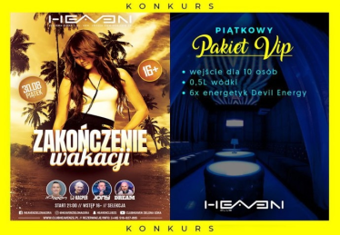 Zielona Góra: Konkurs "VIP LOŻA + 0.5L + WSTĘP FREE"