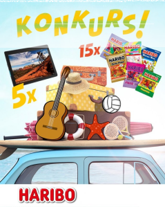 Konkurs "Ostatnie dni wakacji z Haribo" Biedronka