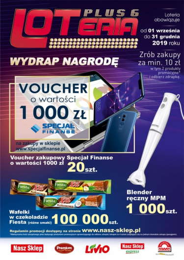 Loteria "Plus 6 Wydrap Nagrodę Sieć" Nasz Sklep