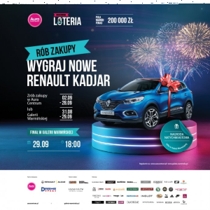 Loteria urodzinowa "Galeria Warmińska, Galeria Aura"