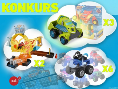 Konkurs "Blaze i mega maszyny" do godz.12.00