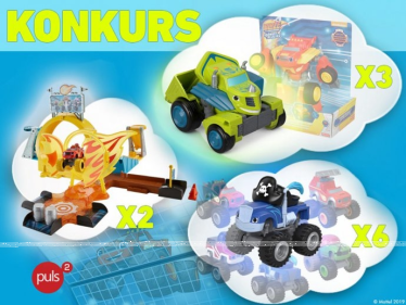 Konkurs "Blaze i mega maszyny" do godz.12.00