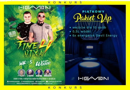 Zielona Góra: Konkurs "VIP LOŻA + 0.5L + WSTĘP FREE"