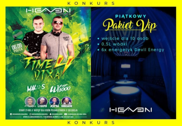 Zielona Góra: Konkurs "VIP LOŻA + 0.5L + WSTĘP FREE"