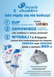 Konkurs "Jesień z H&S" Drogerie Laboo