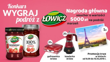 Konkurs "Podróżuj z Łowiczem" Lewiatan