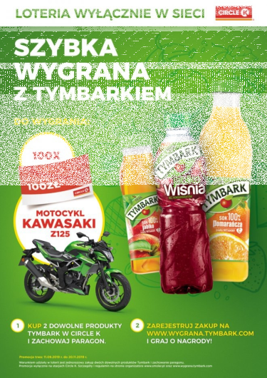 Loteria "Szybka wygrana z Tymbark!" Circle K