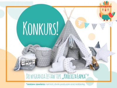 Wygraj zestaw Tipi "Królicza Łapka" od Sówka Design