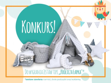 Wygraj zestaw Tipi "Królicza Łapka" od Sówka Design