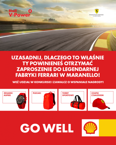 Konkurs "Przygoda z Ferrari we Włoszech Shell"