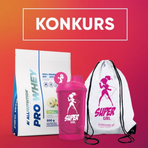 Wygraj białko PRO WHEY, shaker oraz gym bag!