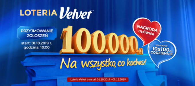 Loteria "Wygraj 100.000 zł na wszystko co kochasz"