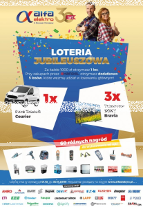 Loteria z okazji 30 lat Alfa Elektro