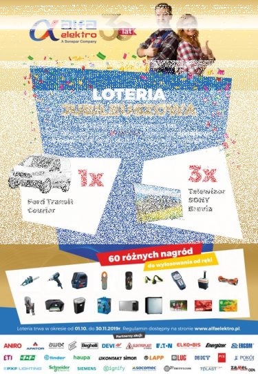 Loteria z okazji 30 lat Alfa Elektro