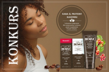 Konkurs "BIOVAX Coffee – wygraj zestawy kosmetyków do włosów"