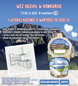 Konkurs "Urządź się z Almette" E.Leclerc