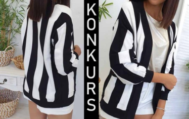 Wygraj super kardigan w pasy!