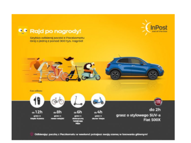 Loteria InPost "Rajd po nagrody!"