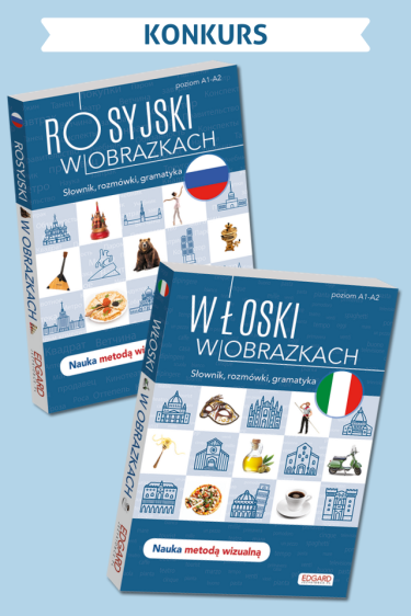 Wygraj ksiązki do nauki włoskiego i rosyjskiego