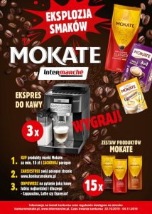 Konkurs "Eksplozja smaków Mokate" Intermarche