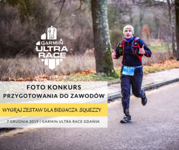 Konkurs "Przygotowania do Garmin Ultra Race Gdańsk"