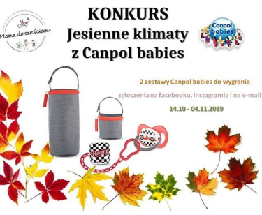 Konkurs "Jesienne klimaty z Canpol babies"