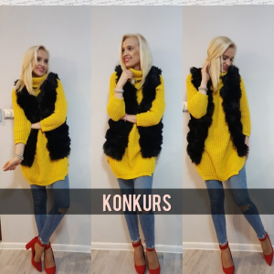 Wygraj czarną futrzaną kamizelkę