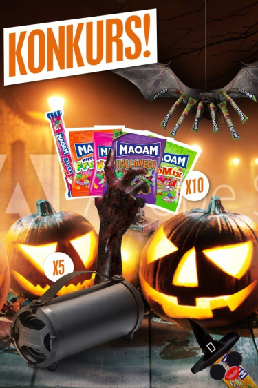 Konkurs "Halloween z MAOAM" Biedronka