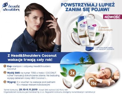 Konkurs "Head&Shoulders wakacje trwają cały rok" Carrefour