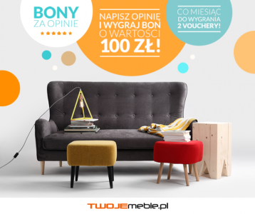 Konkurs "Bony za opinie - wygraj 100 zł"