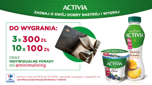 Konkurs "Zadbaj o swój dobry nastrój i wygraj!" Carrefour