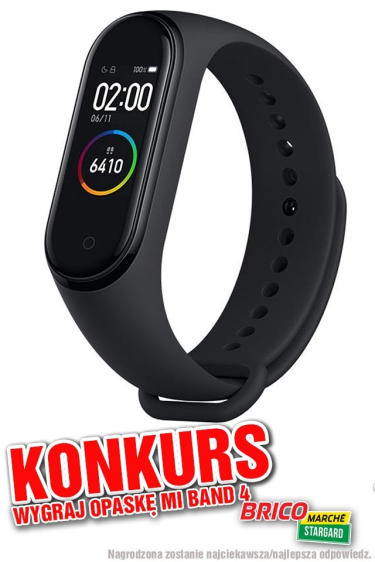 Stargard: Wygraj opaskę Mi Band 4! Bricomarche