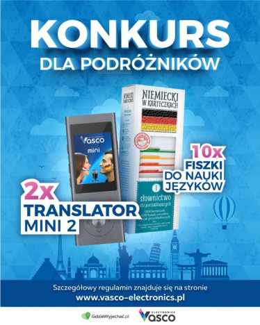 Wygraj translator Vasco Mini 2 lub fiszki do nauki języków obcych!