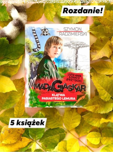 Wygraj książkę Szymona Radzimierskiego "Dziennik łowcy przygód. Madagaskar. Klątwa pasiastego lemura"
