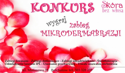 Bełchatów: Wygraj zabieg mikrodermabrazji