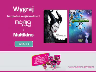 Wygraj podwójną wejściówkę na dowolny seans rodzinny w Multikinie