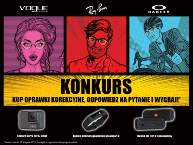 Konkurs "Opisz oprawki Ray Ban, Vogue lub Oakley, które właśnie kupiłeś"