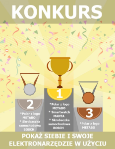 Konkurs fotograficzny "Pokaż siebie i swoje elektronarzędzie w użyciu"