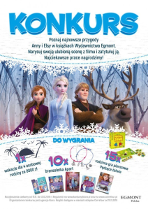 Konkurs "Przygoda Anny i Elsy z filmu Kraina Lodu" Carrefour