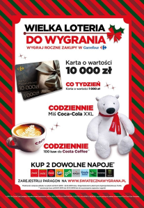 Loteria "Świąteczna wygrana" Carrefour