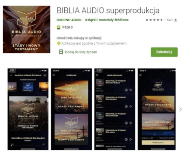 Konkurs "BIBLIA AUDIO" do godz. 12:00