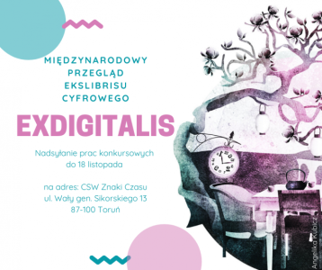 Konkurs "Ex DIGITALIS Salon 2019 – Międzynarodowy Przegląd Ekslibrisu Cyfrowego"