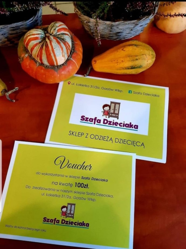 Wygraj voucher 100 zł na zakupy w sklepie z odzieżą dziecięcą