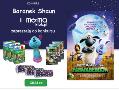 Konkurs z filmem "Baranek Shaun. Farmageddon"
