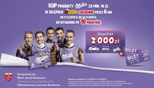 Konkurs "Milka ze skoczkami" Biedronka