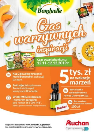 Konkurs fotograficzny "Czas warzywnych inspiracji" Auchan