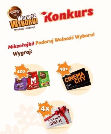 Konkurs "Miksołajki! Wybierz wolność wyboru!"