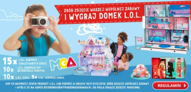 Konkurs "Wygraj domek L.O.L." Biedronka