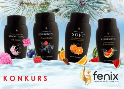 Wygraj zestaw 4 żeli pod prysznic Fenix